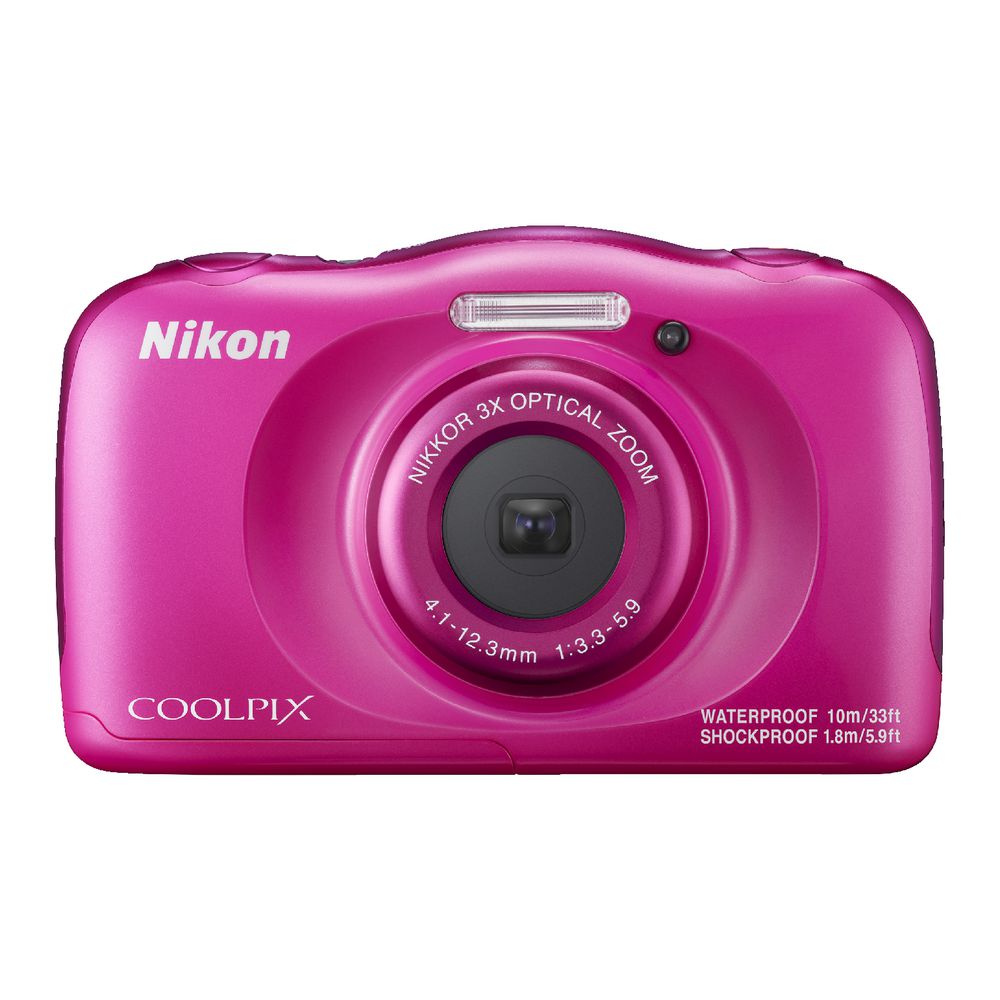 Nikon 13.2MP Digital Camera Pink W100