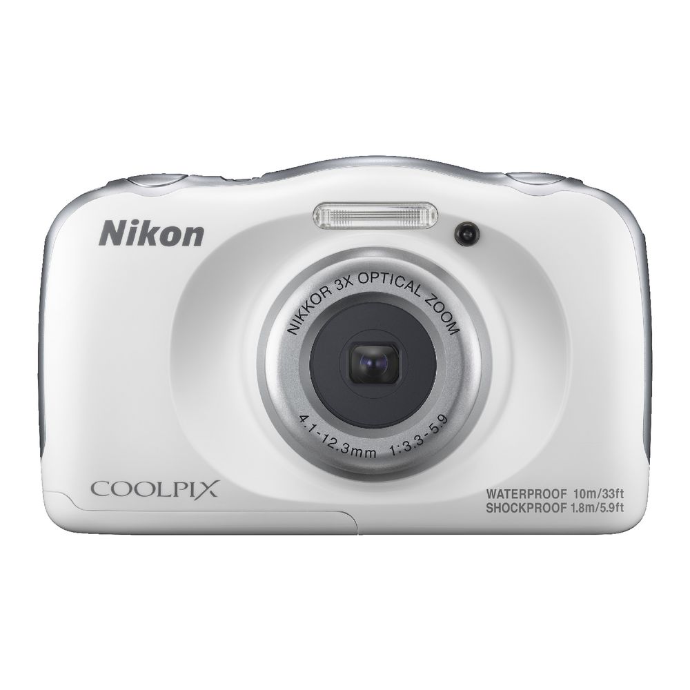 Nikon 13.2MP Digital Camera White W100