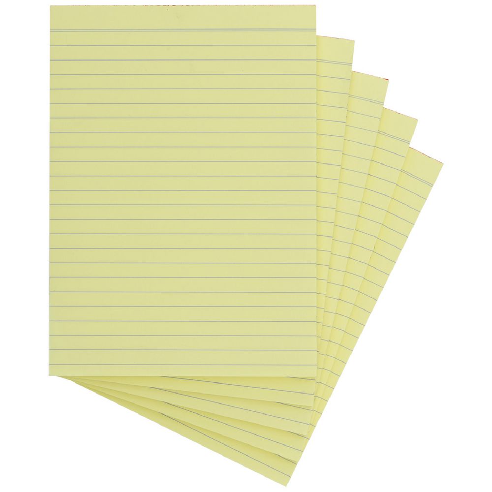Writer A5 Office Pads Ruled 50 Sheets 5 Pack eBay