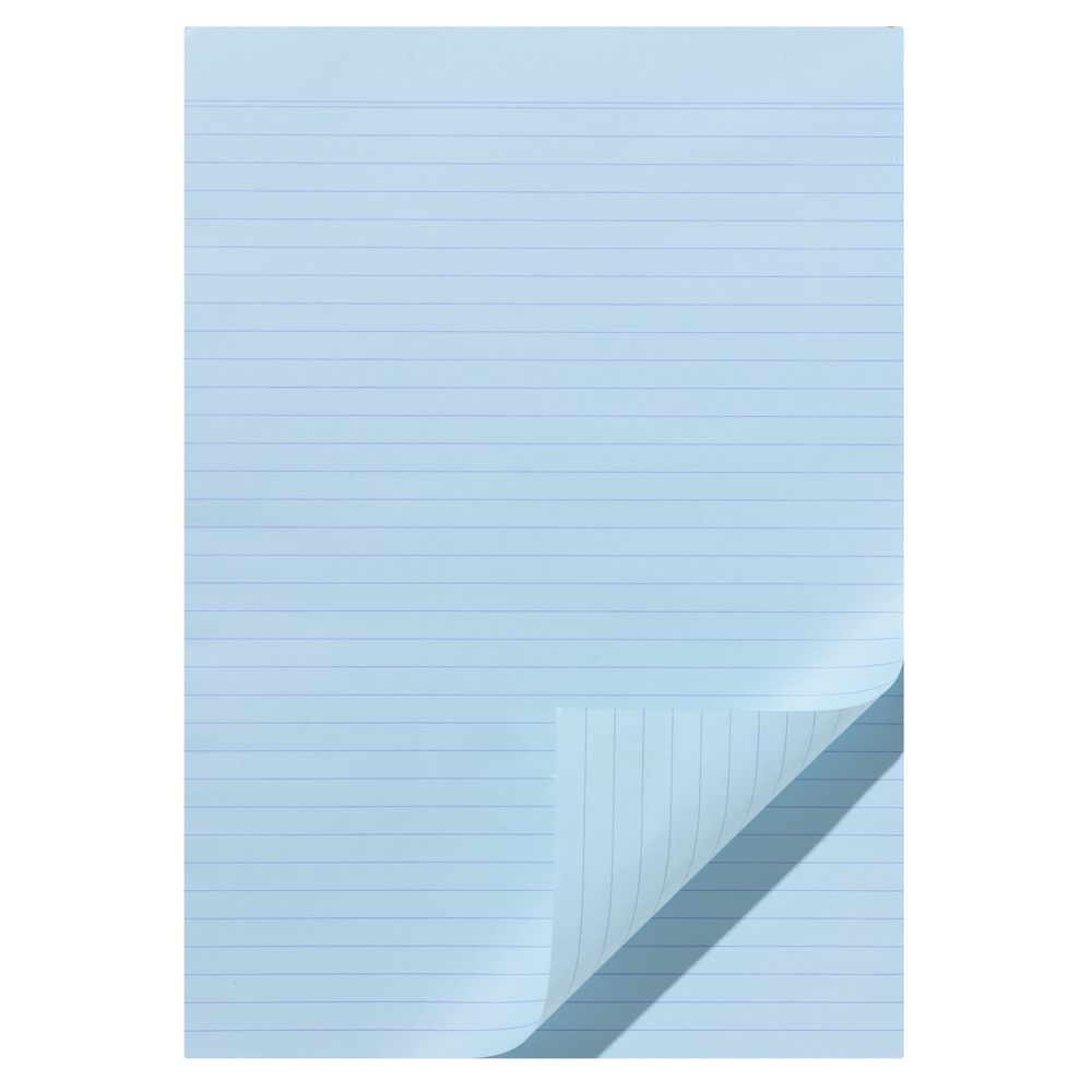 Note Ruled Notepad Blue