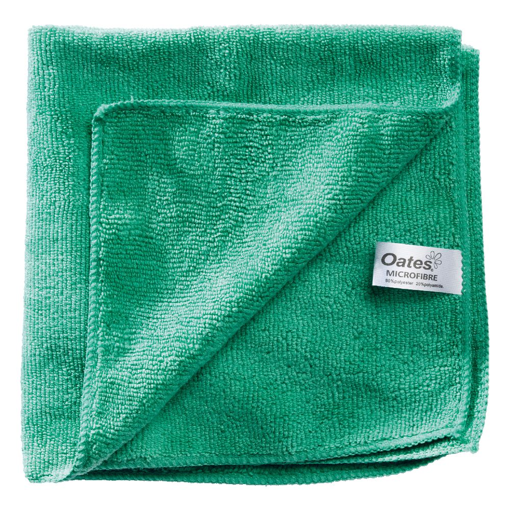 Oates Microfibre Cleaning Cloth Green