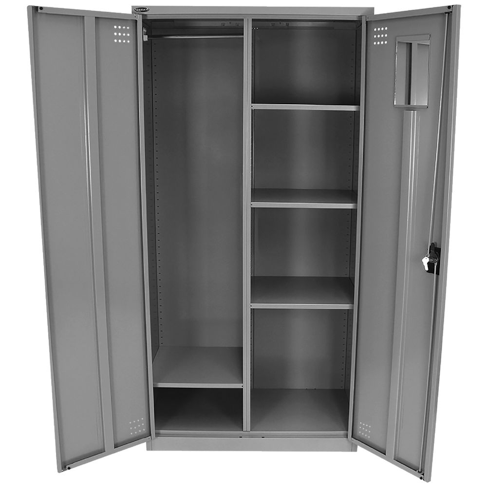 Steelco Personal Wardrobe Silver Grey