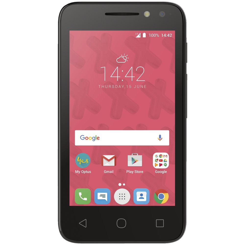 Optus X Play Prepaid Mobile Phone Volcano Black 4034X