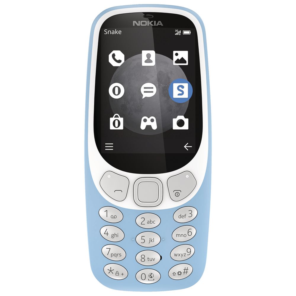 Optus Nokia 3310 Prepaid Mobile Phone Blue TA-1036