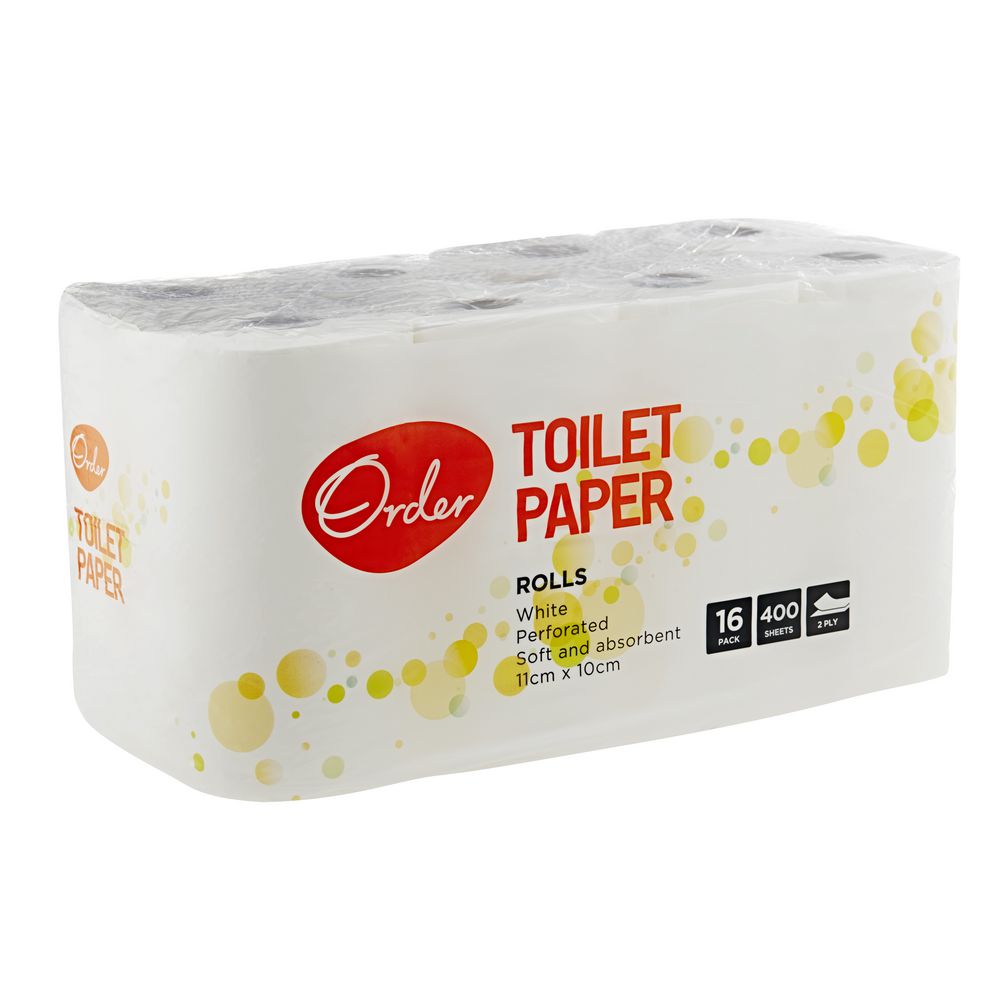 Order 2 Ply Toilet Paper 16 Pack