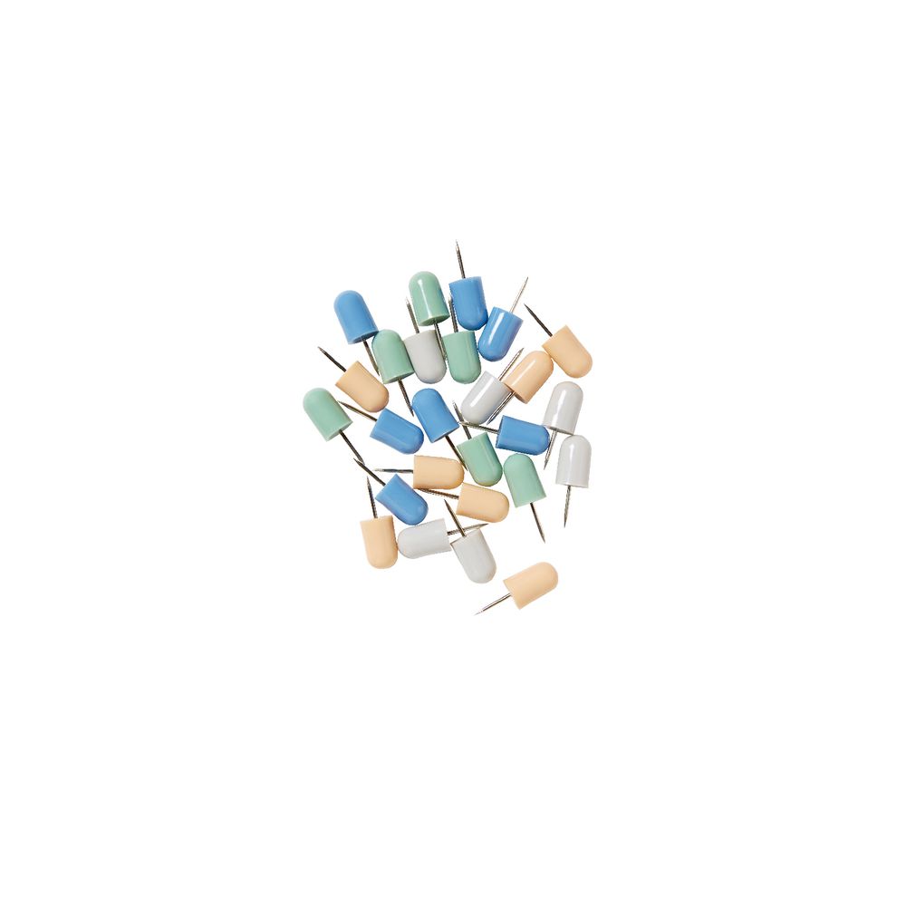 Otto Bullet Shape Push Pins 60 Pack