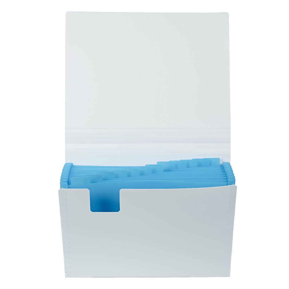 Otto Expanding File 13 Pocket Blue