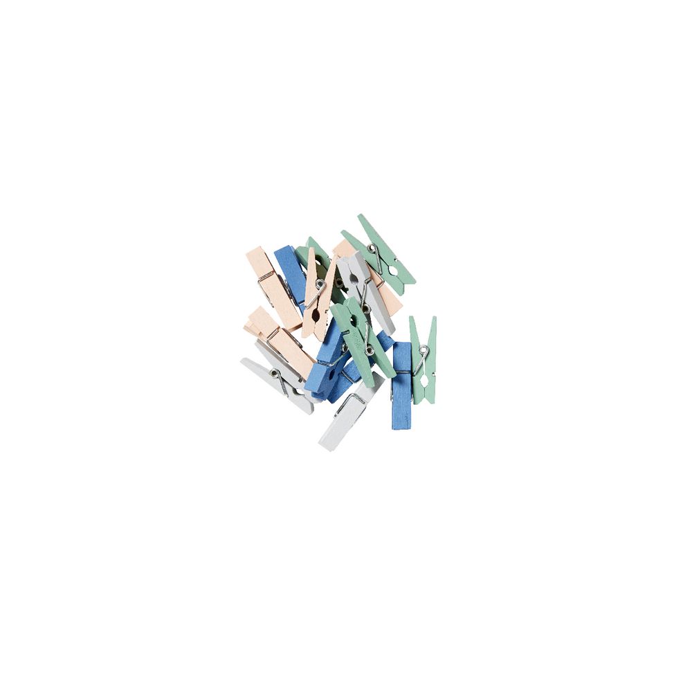 Otto Mini Wooden Clips 15 Pack