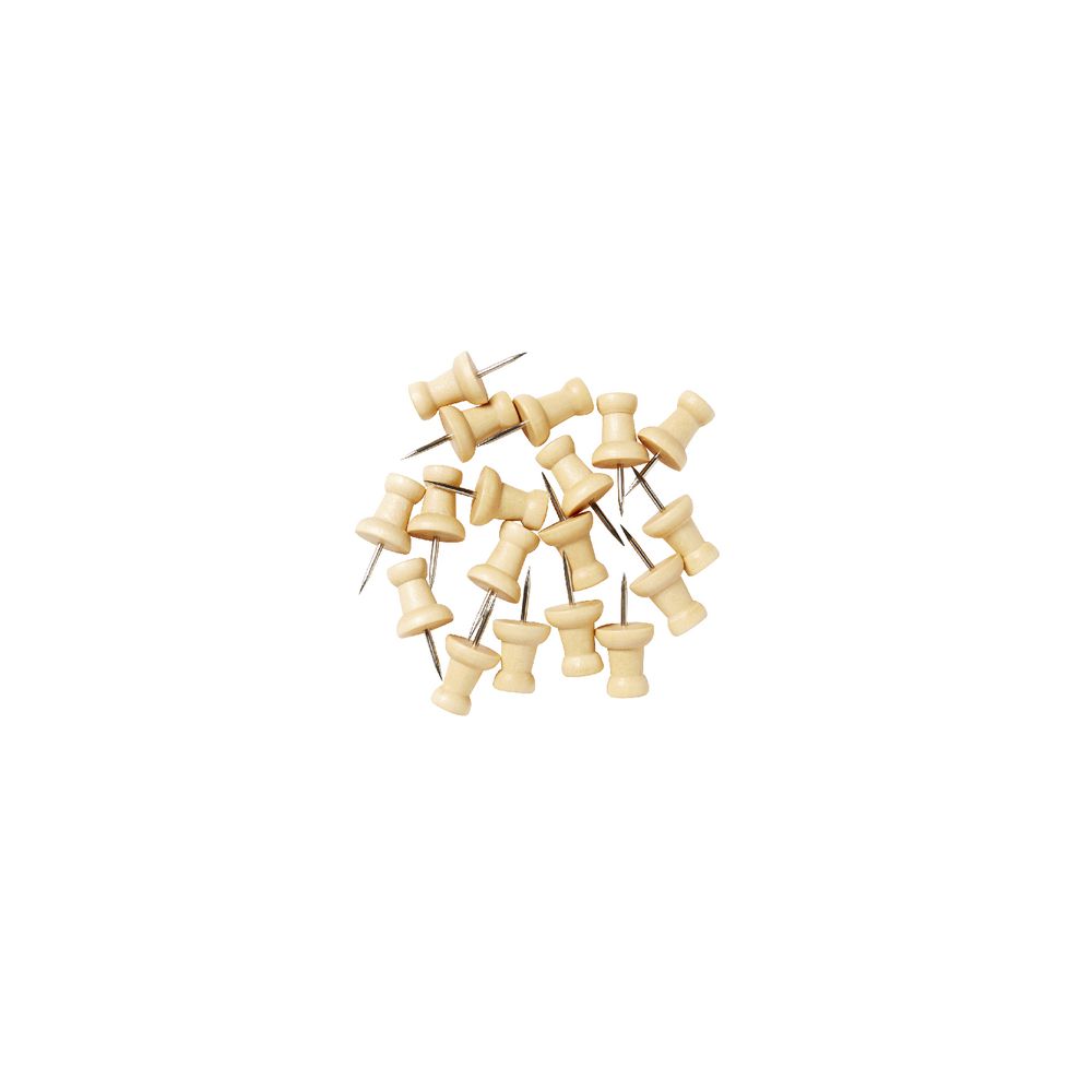 Otto Wooden Push Pins 80 Pack
