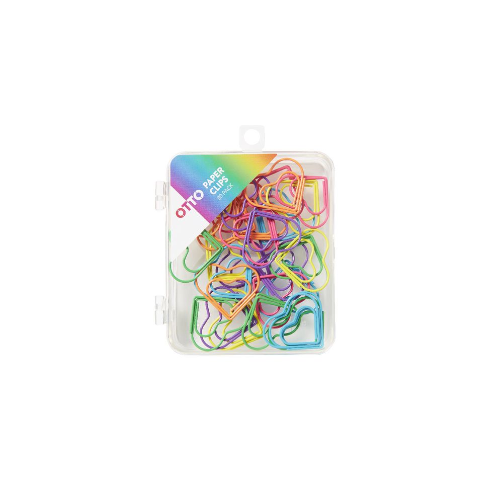 Otto Heart Paper Clips 30 Pack