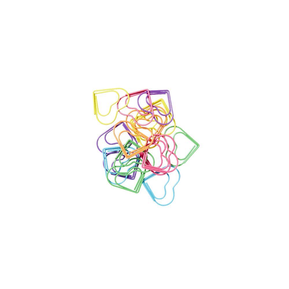 Otto Heart Paper Clips 30 Pack