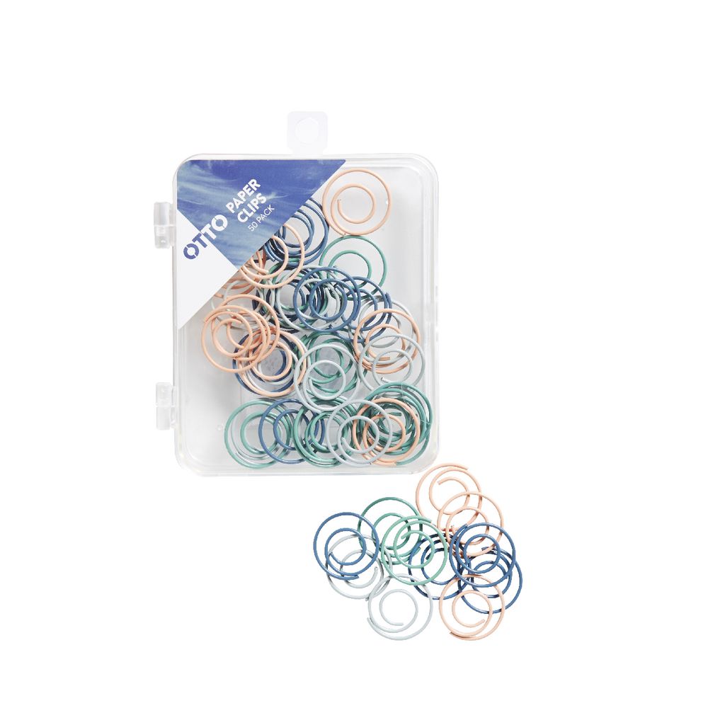 Otto Swirl Paper Clips 50 Pack