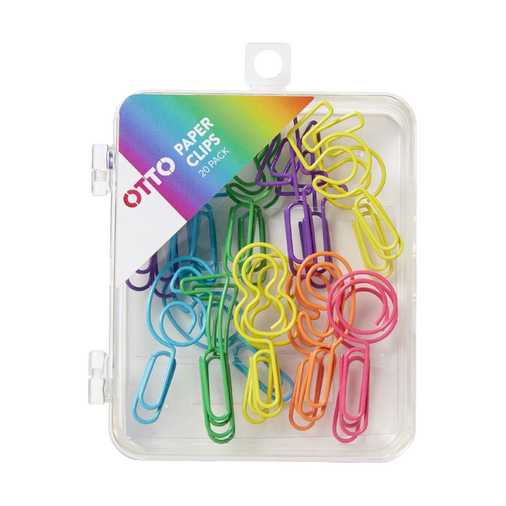 Otto Number Paper Clips 20 Pack