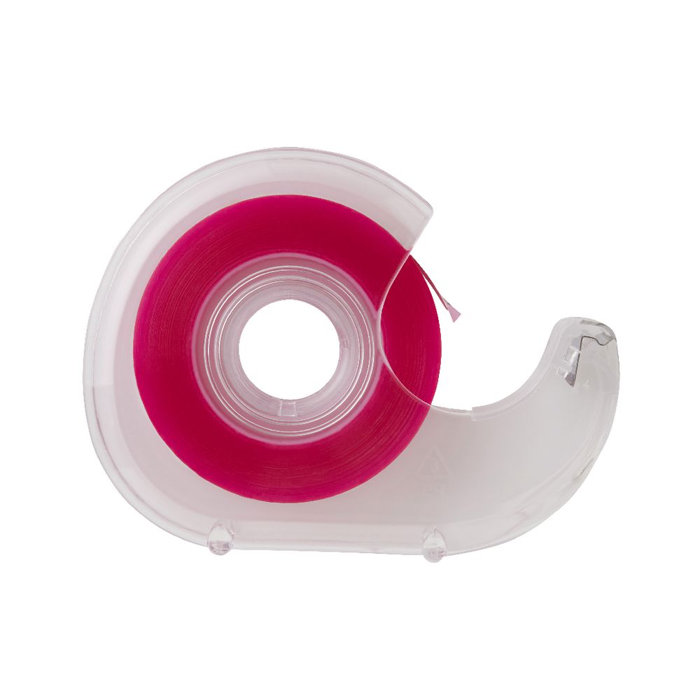 Otto Invisible Adhesive Tape with Dispenser 18mm x 33m Pink