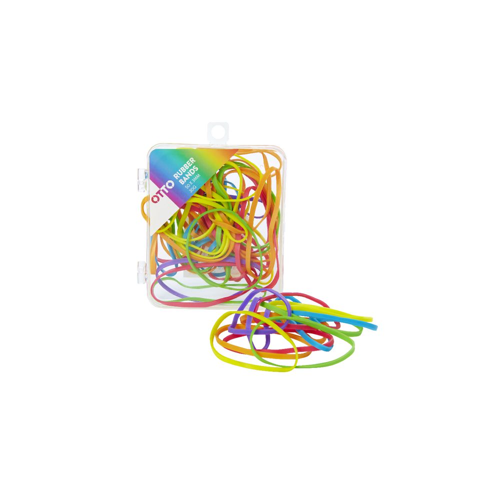 Otto Rubber Bands Assorted 30g