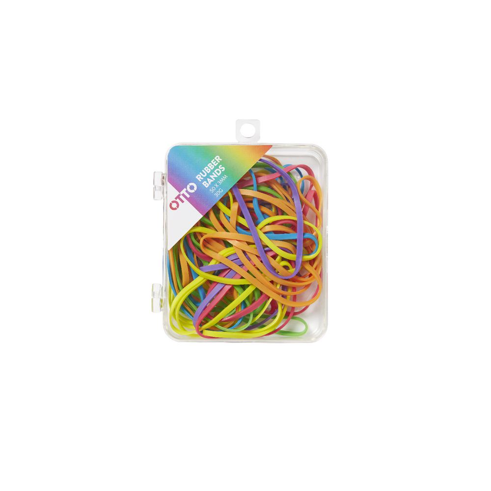 Otto Rubber Bands Assorted 30g