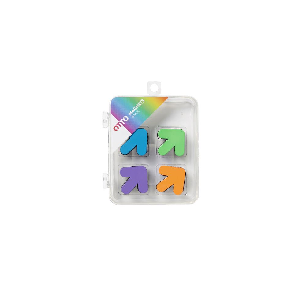 Otto Arrow Magnets Assorted 8 Pack
