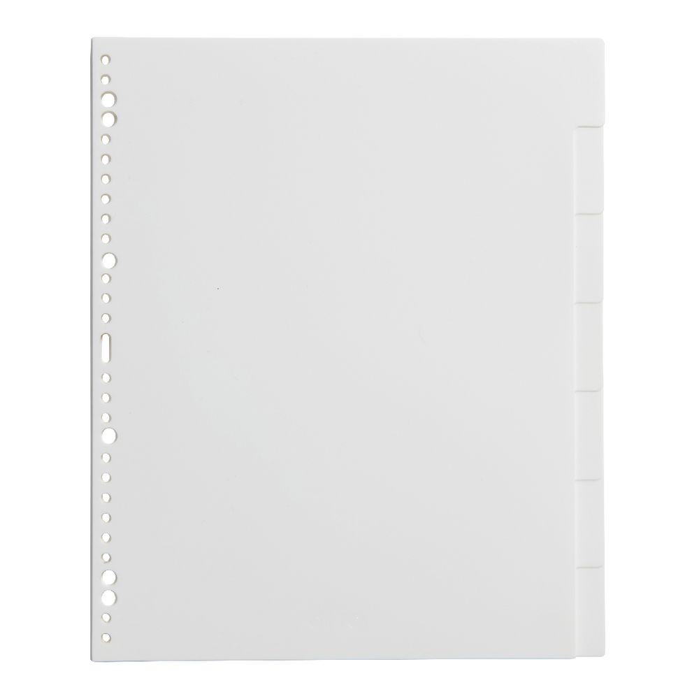Otto Polypropylene Index Divider 7 Tab White