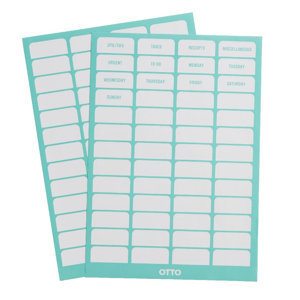 Otto Polypropylene Index Divider 7 Tab White