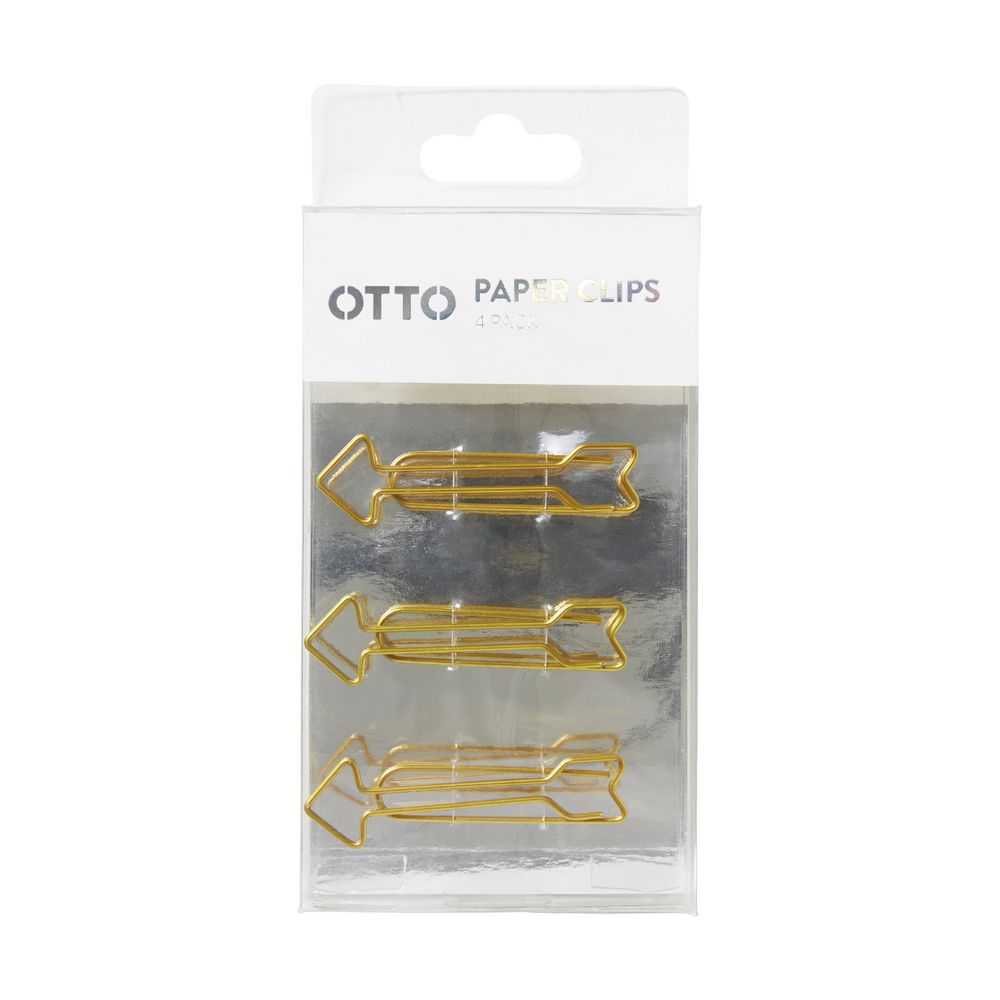 Otto Arrow Paper Clips 4 Pack