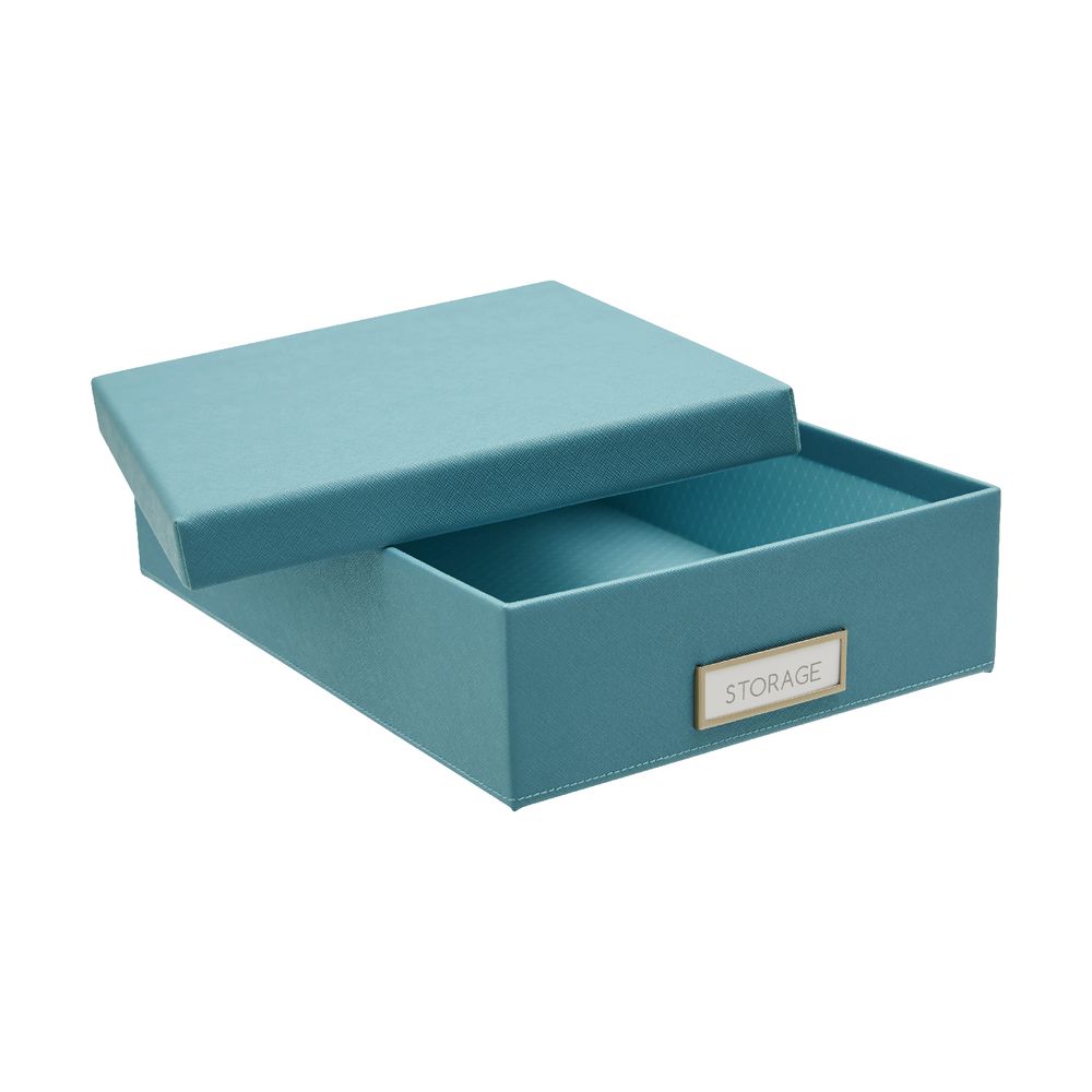Otto Criss Cross A4 Storage Box Aqua