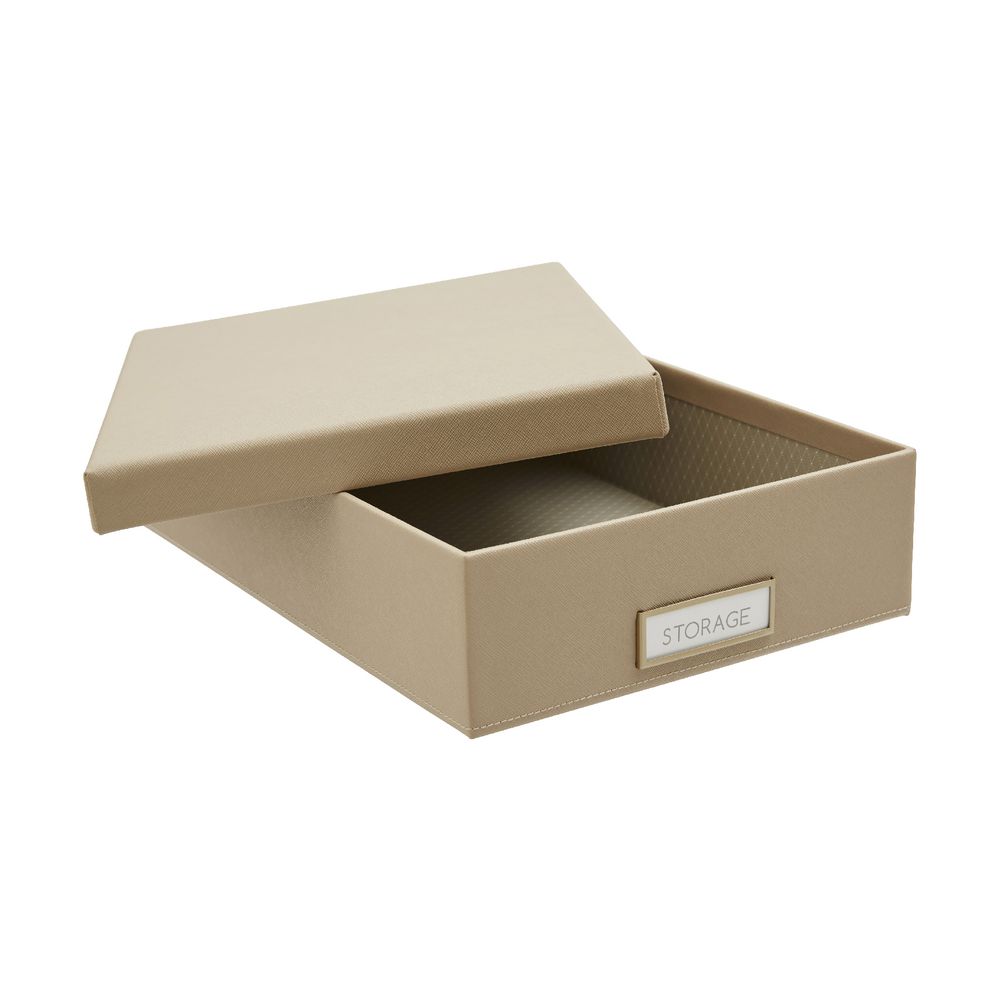 Otto Criss Cross A4 Storage Box Stone