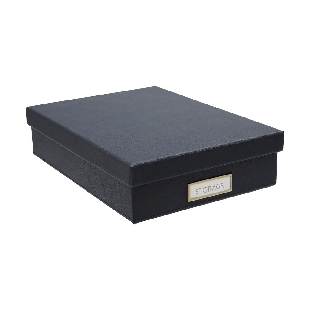 Otto Criss Cross A4 Storage Box Navy