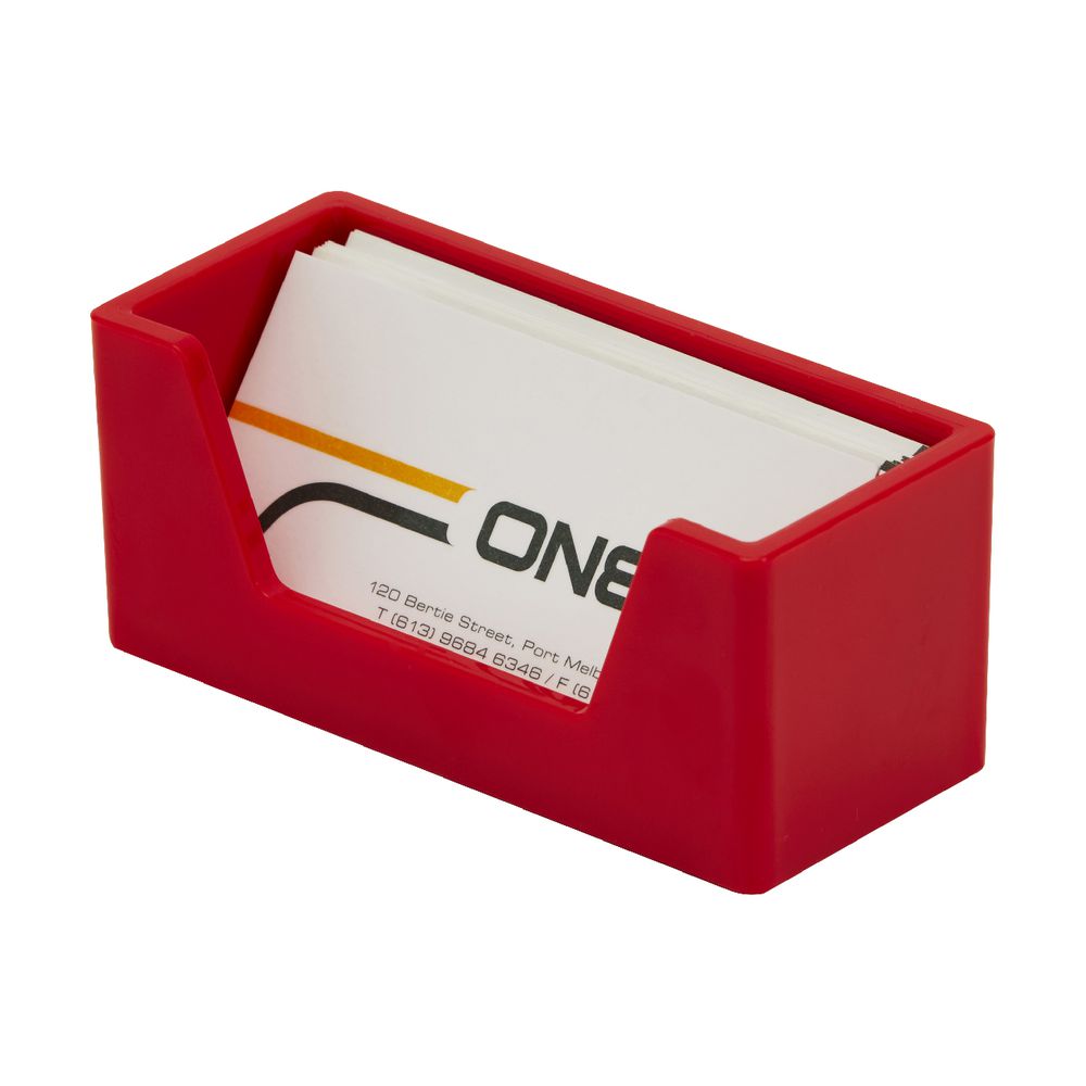 Otto Brights Business Card Holder Red