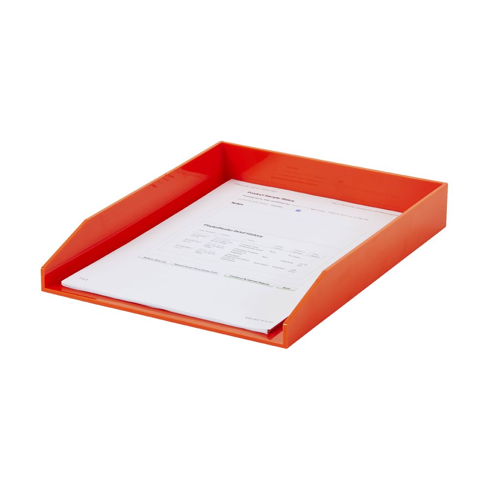 Otto Brights Document Tray Orange