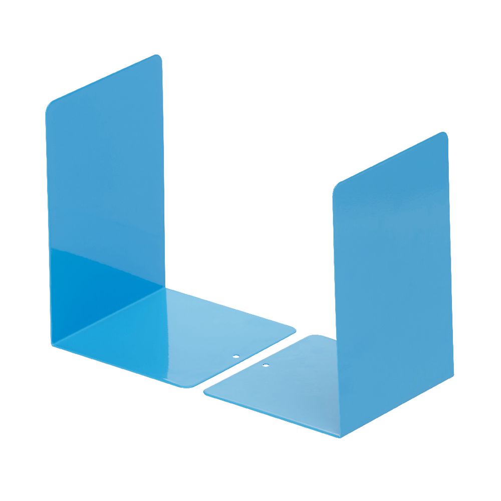 Otto Metal Bookends Medium Blue