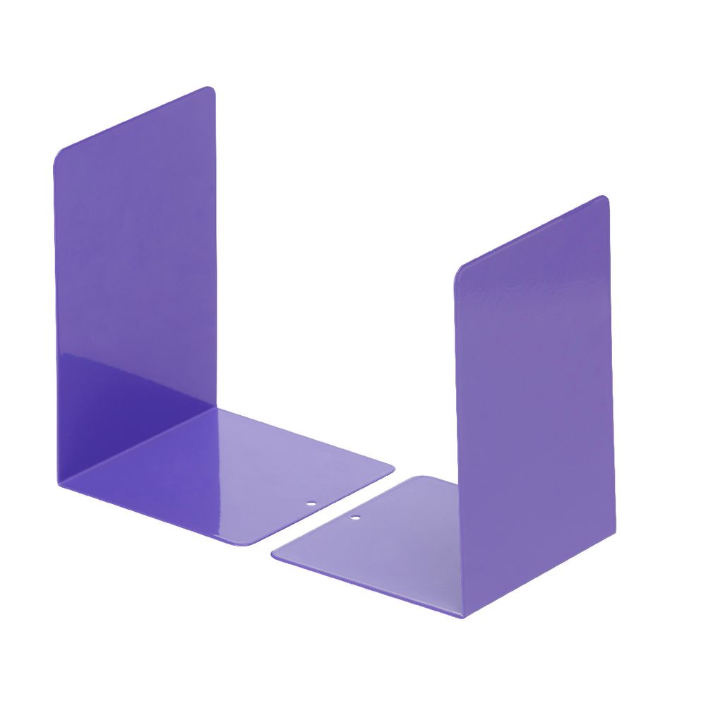 Otto Metal Bookends Medium Purple