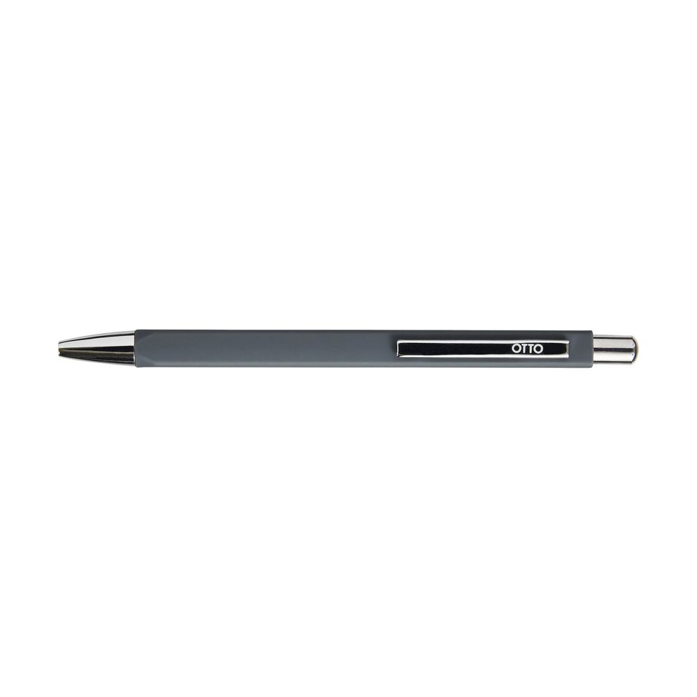 Otto Brights Gel Pens 0.5mm Grey Barrel 10 Pack