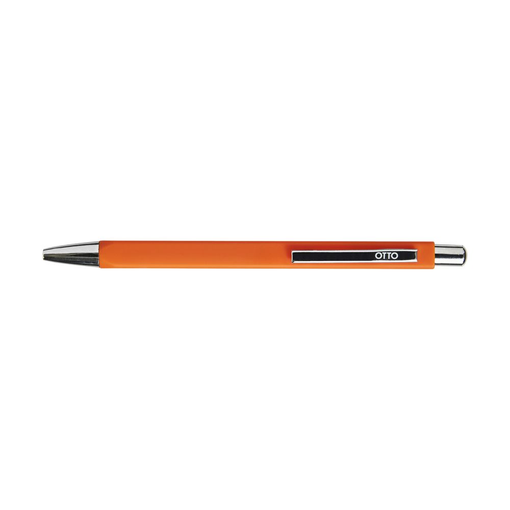 Otto Brights Gel Pens 0.5mm Orange Barrel 10 Pack