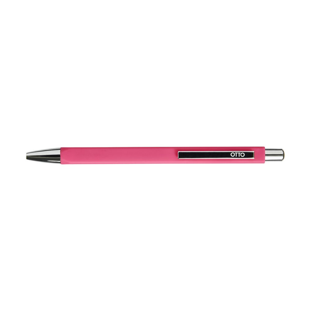 Otto Brights Gel Pens 0.5mm Pink Barrel 10 Pack