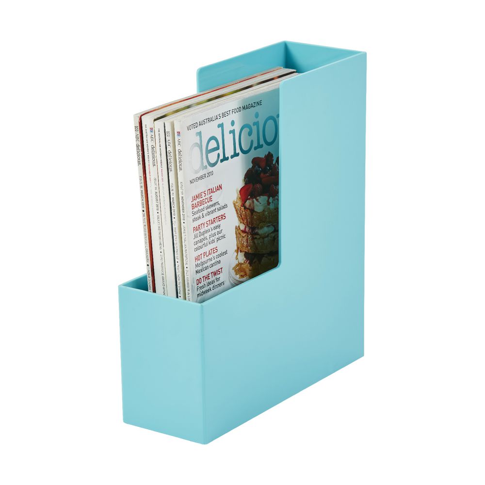 Otto Brights Magazine File Blue