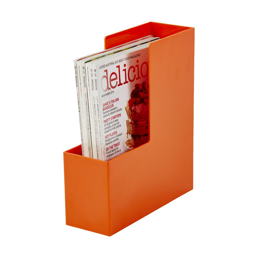 Otto Brights Magazine File Orange