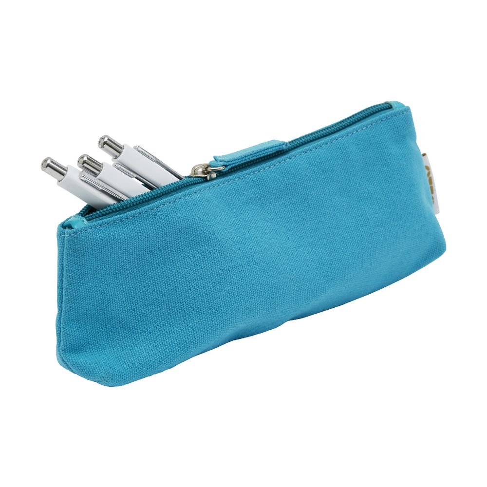 Otto Brights Canvas Pencil Case Aqua
