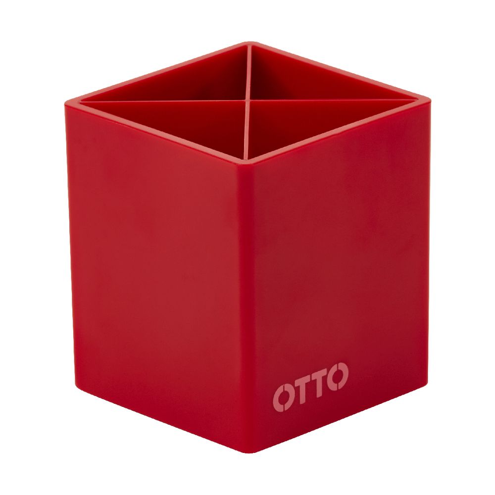 Otto Brights Pen Cup Red