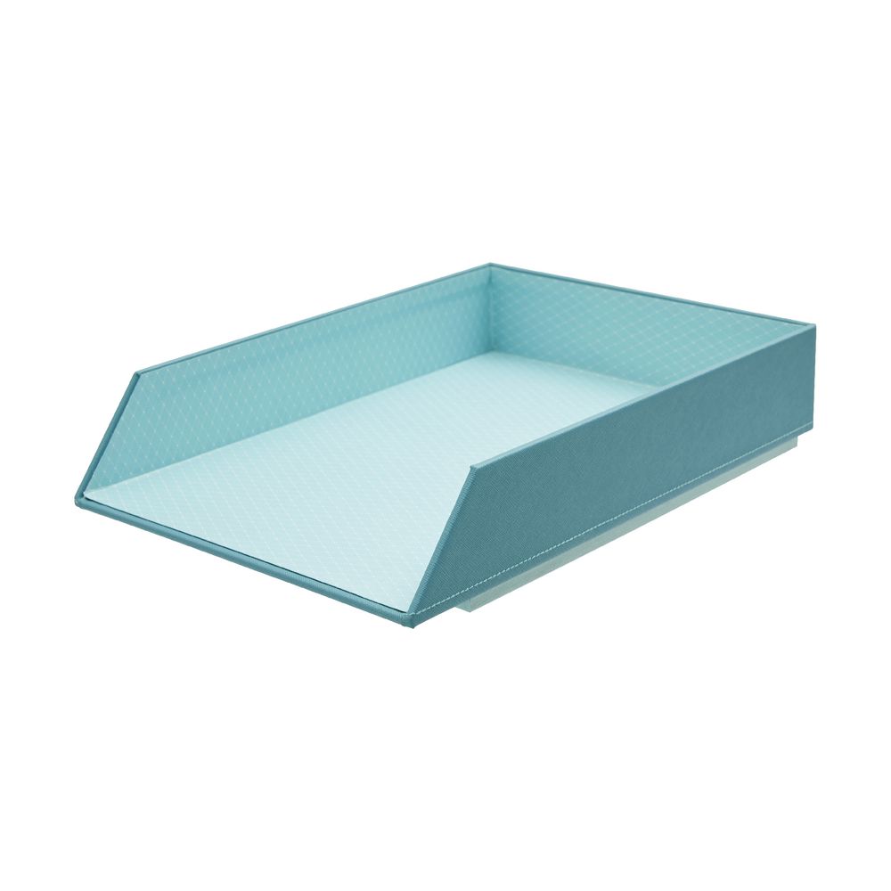 Otto Criss Cross Document Tray Aqua