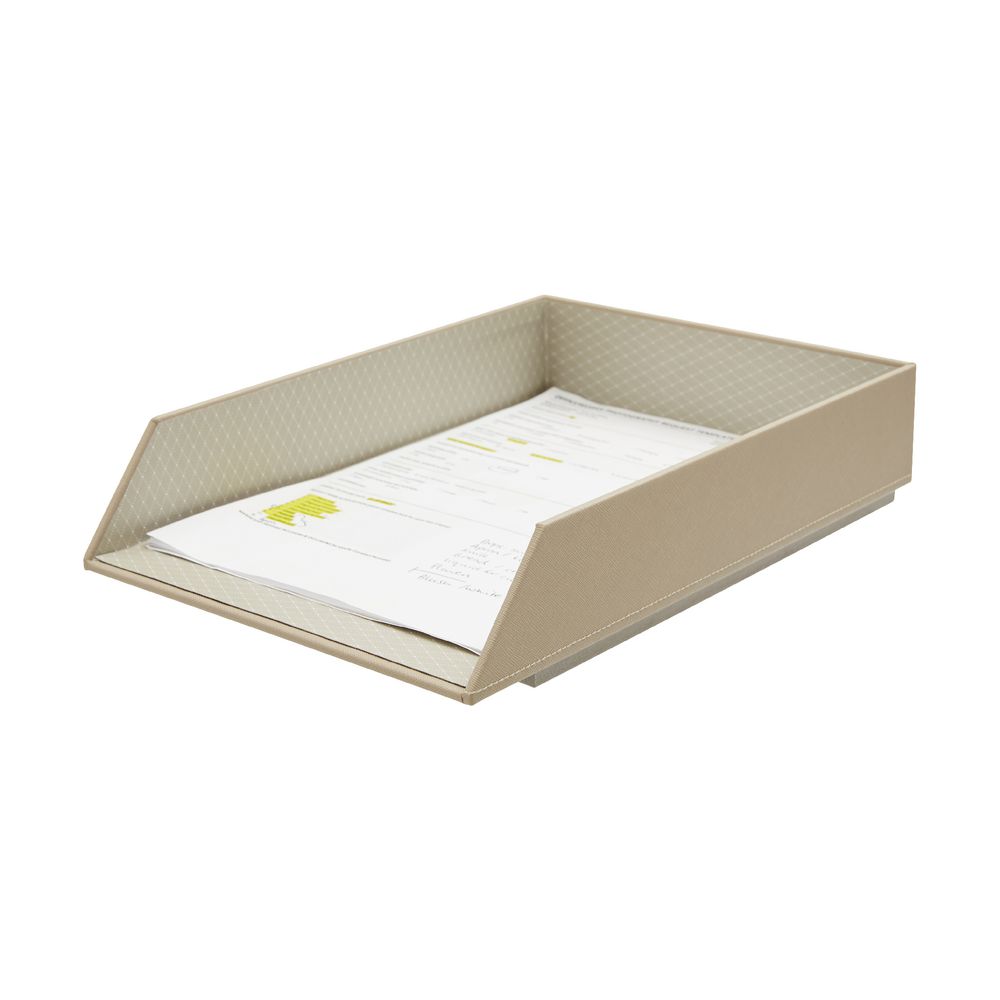 Otto Criss Cross Document Tray Stone