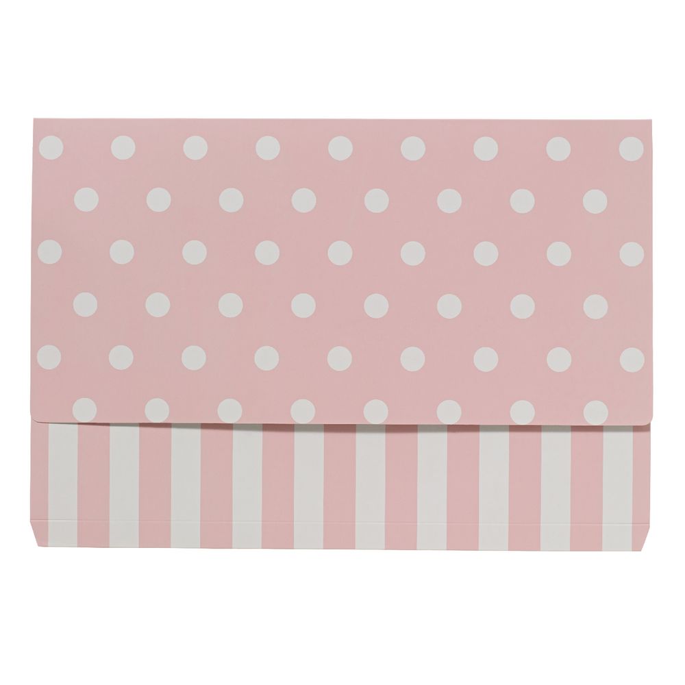 Otto A4 Manila Document Wallet Pink
