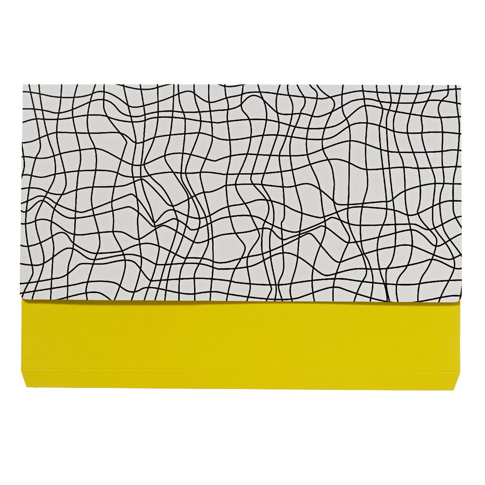 Otto A4 Manila Document Wallet Yellow