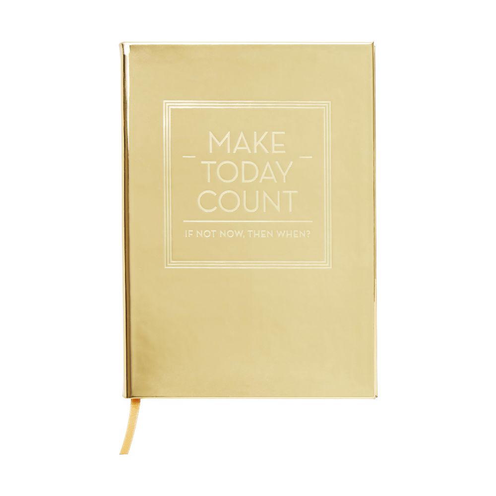 Otto A5 Ruled Notebook Gold 192 Page