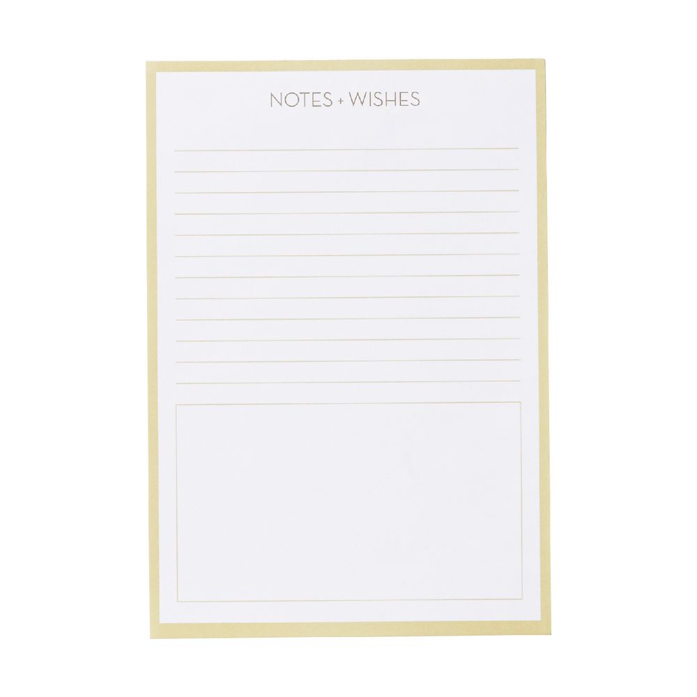 Otto A5 Notepad Gold 60 Page
