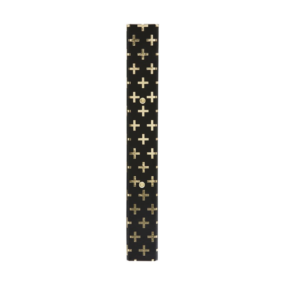 Otto Gold Cross Ring Binder Gold and Black