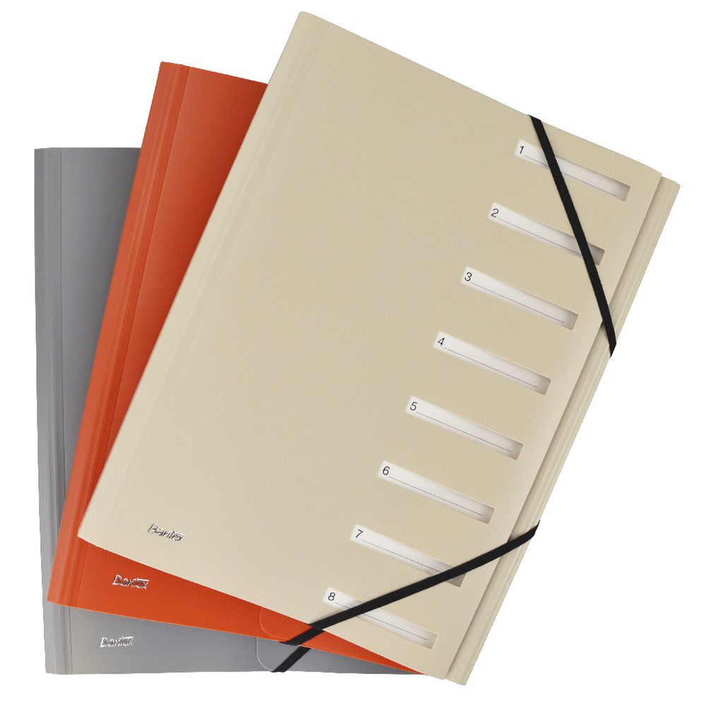 Bantex On The Go A4 Expandable Personal Organiser 8 Tab