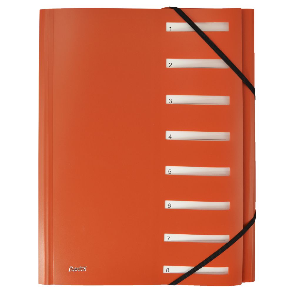 Bantex On The Go A4 Expandable Personal Organiser 8 Tab