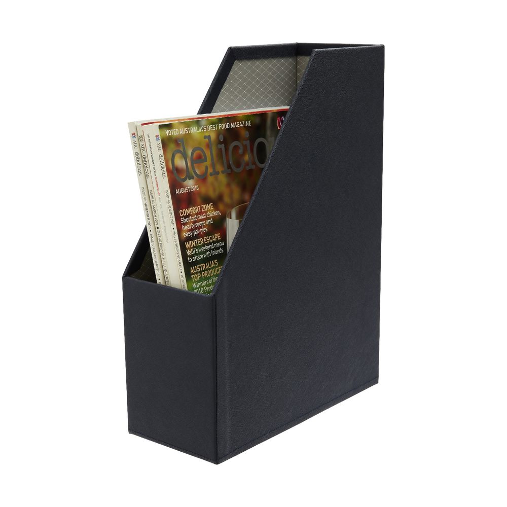 Otto A4 Criss Cross Magazine File Navy