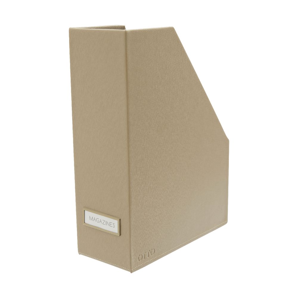 Otto A4 Criss Cross Magazine File Stone
