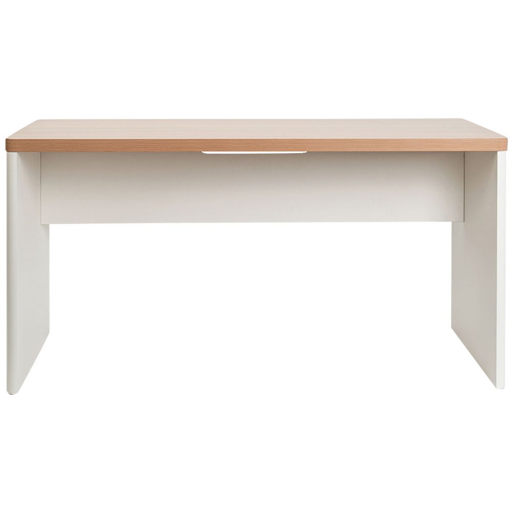 Marstrand Straight Desk 1500mm Oak and White